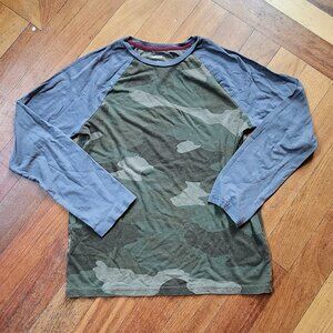 Sonoma Army Camo Long Sleeve Crew Neck Jersey Size XL